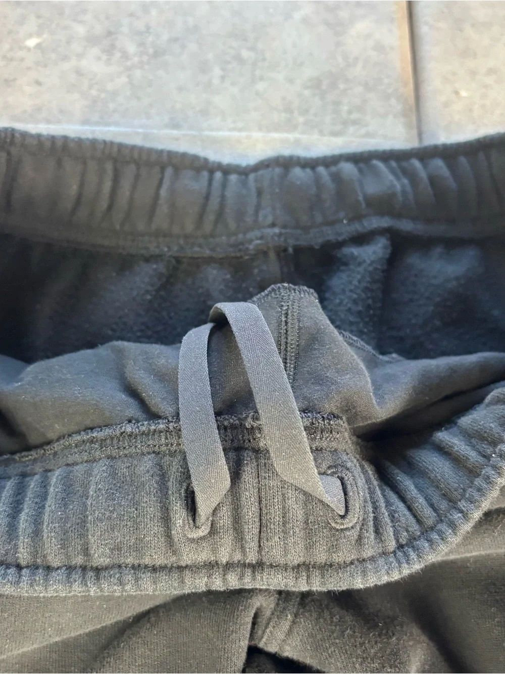 Black lululemon baggy cargo jogger sweatpants